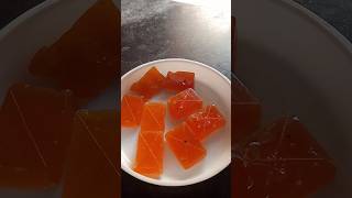 make tasty orange candy at home | Easy orange candy recipe with 2 ingredients \\ orange candy