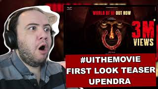 THE NEW WORLD OF UPENDRA! #UITheMovie - First Look Teaser | Upendra | PRODUCER REACTS KANNADA 🇮🇳