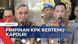 Sambangi Kapolri, Ketua KPK Setyo Budiyanto Bahas Sinergitas Pemberatasan Korupsi