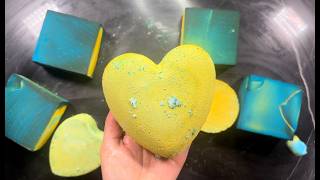 Dyed Green Gym Chalk \u0026 Soft Green Reform | ASMR