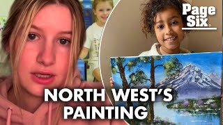 North West’s oil painting verified by TikTok user | Page Six Celebrity News
