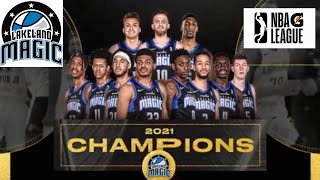 NBA G league Champion 2020 -2021 Season - Lakeland Magic