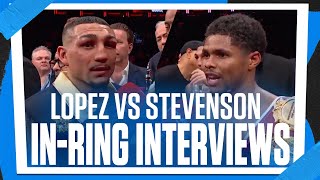 Shakur Stevenson & Teofimo Lopez Post-Fight Interviews