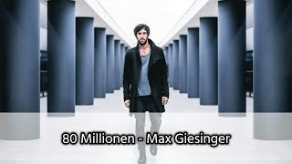 【德/繁中字幕】80 Millionen - Max Giesinger《馬克斯·吉辛格》| 德文歌 《German song》 | Traditional Chinese Lyrics｜歌詞翻譯