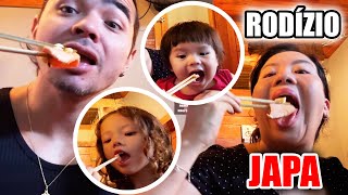 ALMOÇO NO RODÍZIO JAPONÊS | Família Maromba