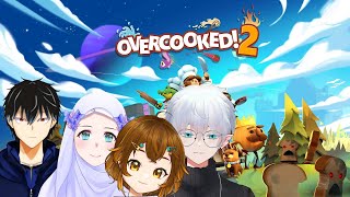 【OVERCOOKED! 2】GRAND OPENING RESTO PECEL LELE!! w/ @SafiyyaRaima @ibam_ishida @HachimanHimawari