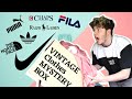 Unboxing a Vintage Clothes Mystery Box worth £? (EDJ VNTGE)