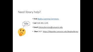 Schedule Library Instruction
