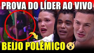 🔴BBB25 AO VIVO AGORA: PROVA DO LÍDER + BEIJO ALINE e THAMIRIS CAUSA POLÊMICA