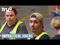 Impractical Jokers - Q Volunteers to Eat the Donations (Punishment) | truTV