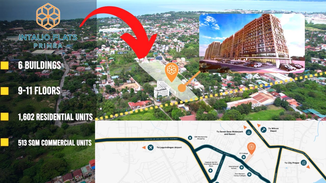 New INTALIO FLATS PRIMEA Condominium In Cagayan De Oro 4K - YouTube