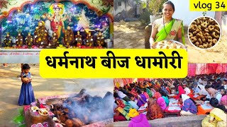 धर्मनाथ बीज धामोरी 🚩🙏🚩 | अडबंगीनाथ तपोभूमी धामोरी येथील धर्मनाथ बीज उत्सव |गोरक्षनाथ मंदिर धामोरी