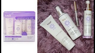 Kaya Advanced Acne Care Kit Review | Kaya Acne Free Skin Care Range | Beauty Express