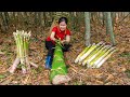 Harvest bamboo shoots and go to the market sell | Harvesting and Cooking | Tieu Tam Daily Life