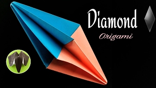DIAMOND ornament decoration for Christmas  - DIY Origami Tutorial by Paper Folds - 685