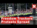 Canadian Freedom Truckers Protests Spread Across The World