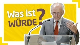 Martin Jäggle: Was ist Menschenwürde?