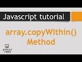 copyWithin Method in JavaScript Arrays