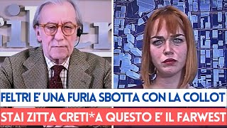 Vittorio Feltri perde la pazienza con Marta Collot e le da una lezione in diretta