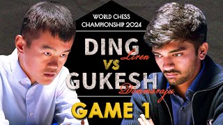 King Dingが帰ってきた！黒番でチャンピオンが先勝！ | Ding Liren - Gukesh World Chess Championship 2024 | Game1日本語解説