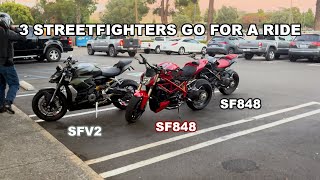 3 StreetFighters go for a ride