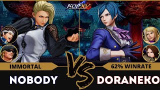 KOF XV🕹️NOBODY (Mature/Shingo/Clark) vs DORANEKO (B.Jenet/Whip/Elisabeth)🕹️Replay Match - 01/25