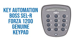 Key Automation/Boss SEL-R Forza 1200 Genuine Keypad Video Description