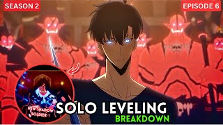 Solo Leveling Season 2 Episode 6 Breakdown | Sung Jin-Woo's Most Intense Battle Yet!