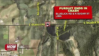 Lima man leads law enforcement on multi-county chase