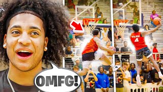 MY AAU TEAM TURNED THIS GAME INTO A DUNK CONTEST! (Memphis Game 2)