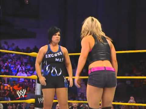 NXT | Kaitlyn Vs Vickie Guerrero (w/ Dolph Ziggler) - YouTube