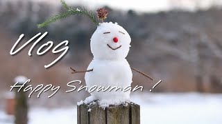 양평 첫눈 내린 날! 행복한 눈사람 만들기 전원생활 브이로그 Vlog/First Snow/Happy Snowman