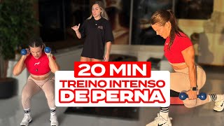 A SUA PERNA VAI FRITAR EM 20 MINUTOS DE TREINO!