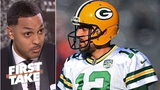 Aaron Rodgers is '100 percent'  responsible for the Packers' struggles - Ryan Hollins | First Take