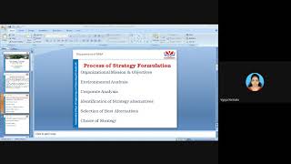 Strategic Management | Strategic Formulation by Dr. K. Vijaya Nirmala
