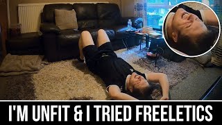 I'M UNFIT \u0026 I TRIED FREELETICS - ATHENA