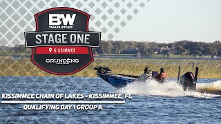 Bass Pro Tour | Stage One | Kissimmee Chain of Lakes | Qualifying Day 1 Group A Highlights