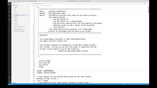Lesson 13: Startup Code