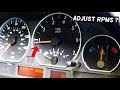 HOW TO ADJUST ENGINE IDLE SPEED on car. Increase Decrease Engine Idle Speed RPM