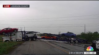 Johnson County continues storm cleanup as more severe weather rolls in | NBC DFW