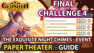 Genshin Impact - Paper Theater - Adeptus Ex All Challenges Guide  - The Exquisite Night Chimes Event