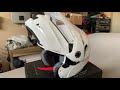 caberg tourmax adventure modular helmet with peak unboxing