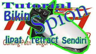 Tutorial pemasangan mesin retract di spion calya/sigra