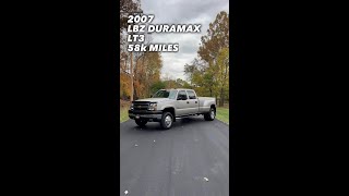 2007 Chevy Silverado 3500 LT LBZ Duramax  6 Speed Allison 58k miles