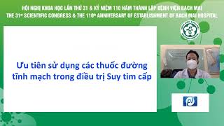 Suy tim cấp TS BS Phạm Minh Tuấn
