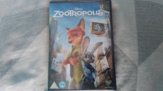 Opening To Zootropolis UK DVD 2016