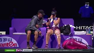 Tennis Channel Live: Bianca Andreescu Retires From 2019 WTA Finals