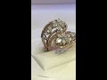 2.35 carats fancy cut natural diamonds engagement ring in fine 14k gold