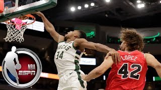 Giannis Antetokounmpo puts on dunk show in Bucks' win vs. Bulls | NBA Preseason Highlights