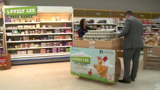 Midleton Tesco Store Manager Kevin talks about Lovely Lee Eggs